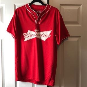 Tops - Budweiser Baseball Jersey Tops - Budweiser Baseball Jersey